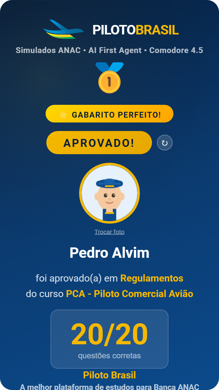 Pedro Alvim aprovado