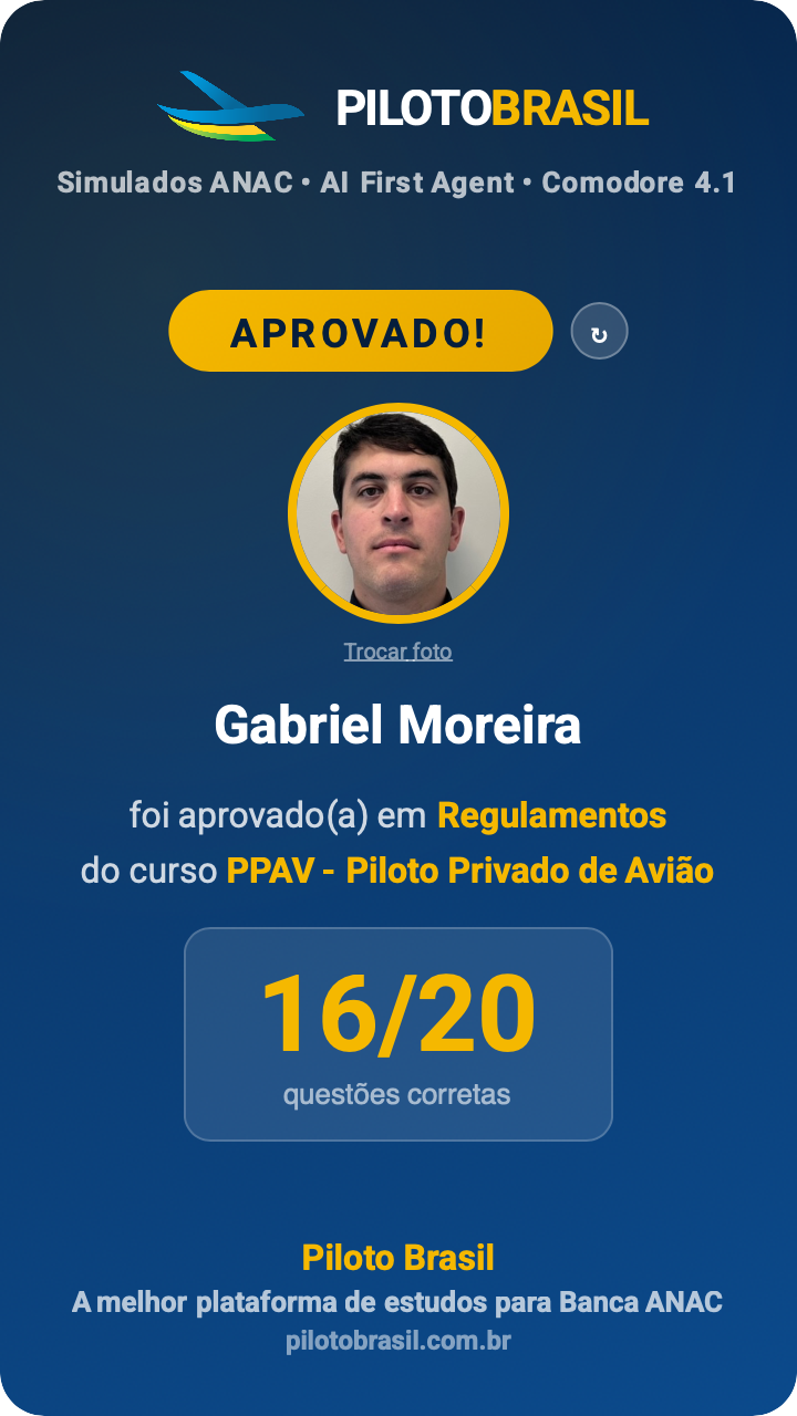 Gabriel Moreira aprovado