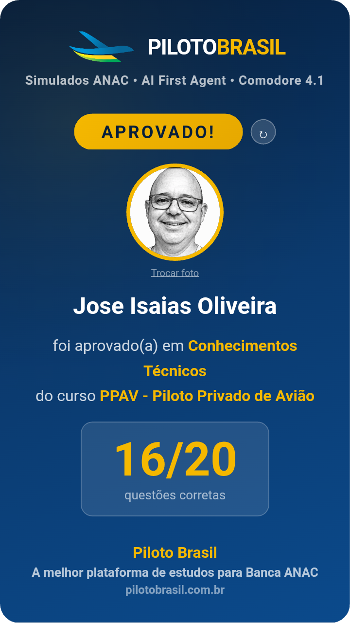 Jose Isaias Oliveira aprovado