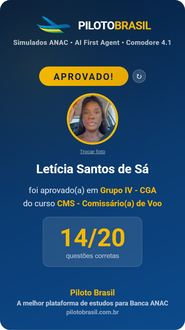 Letícia Santos de Sá aprovado