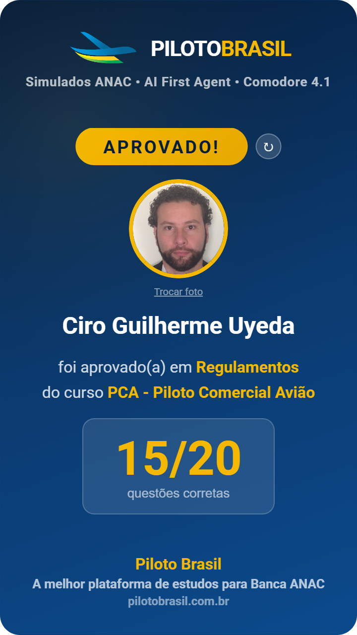 Ciro Guilherme Uyeda aprovado