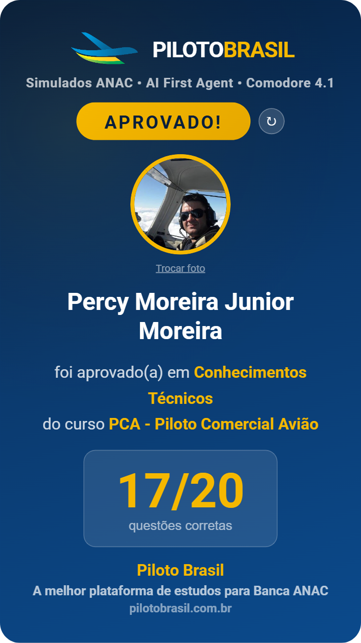 Percy Moreira Junior Moreira aprovado