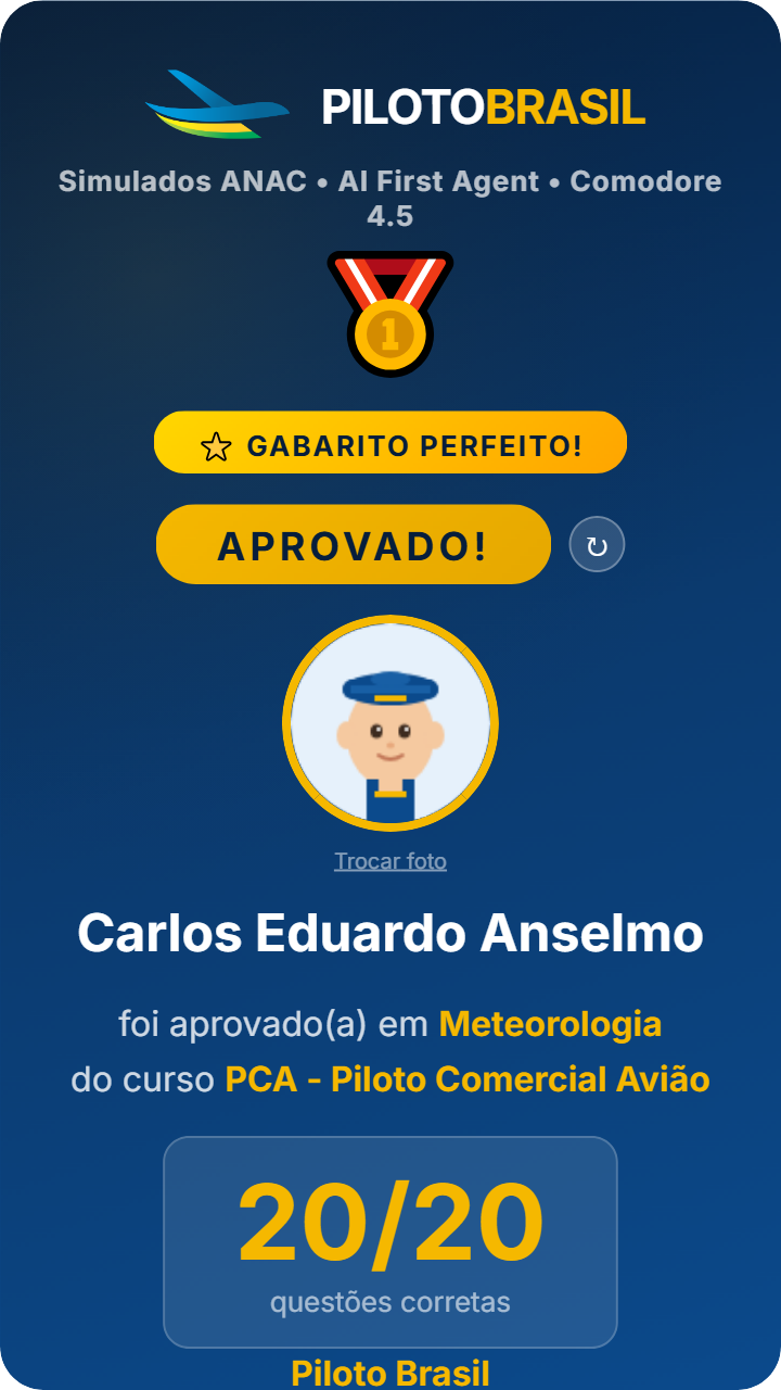 Carlos Eduardo Anselmo aprovado