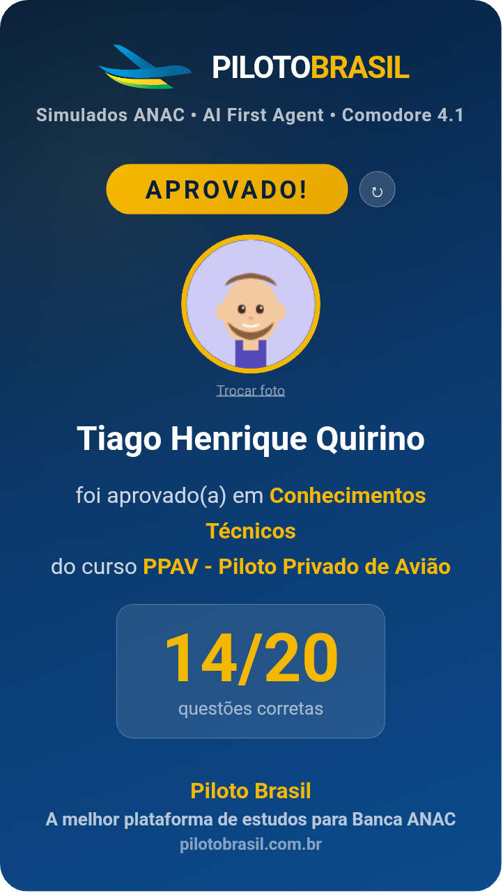 Tiago Henrique Quirino aprovado
