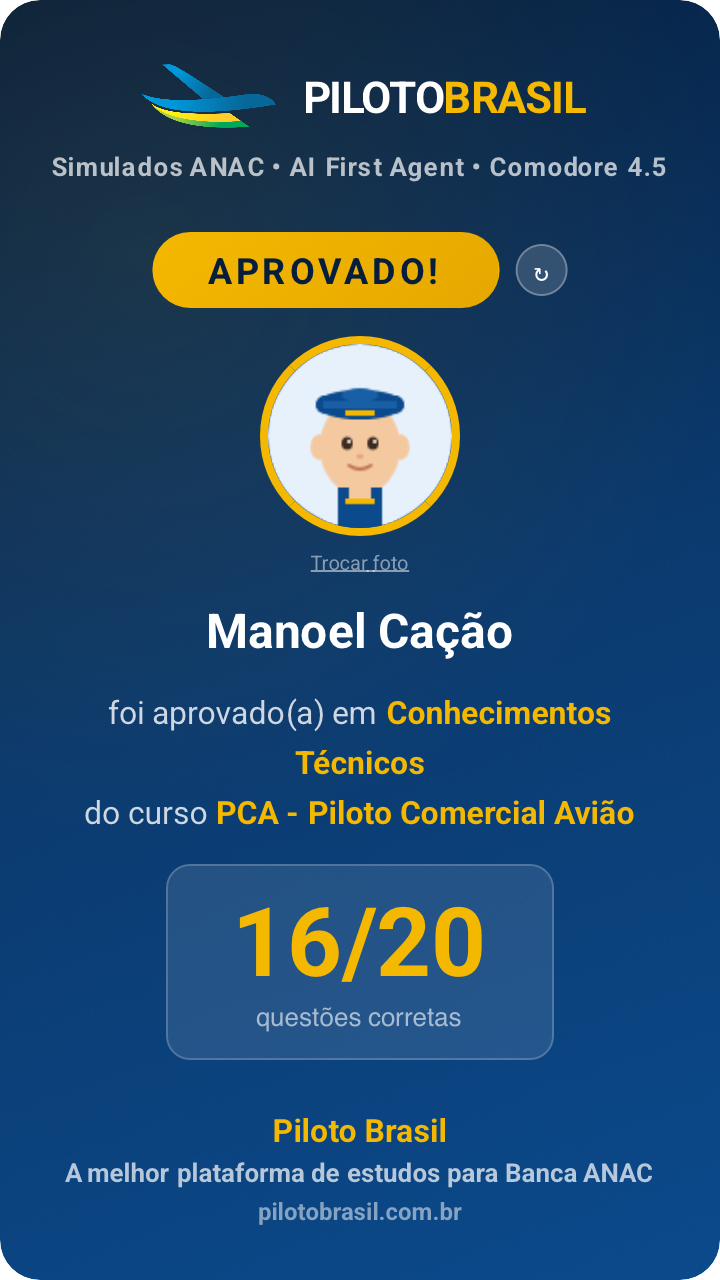 Manoel Cação aprovado