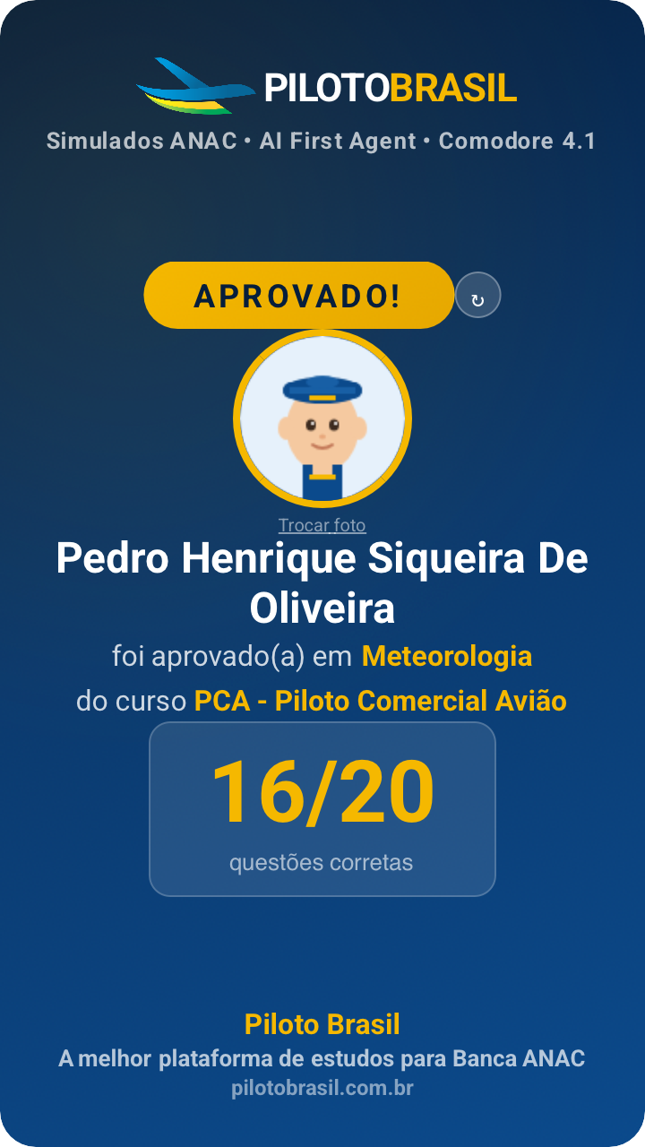 Pedro Henrique Siqueira De Oliveira aprovado