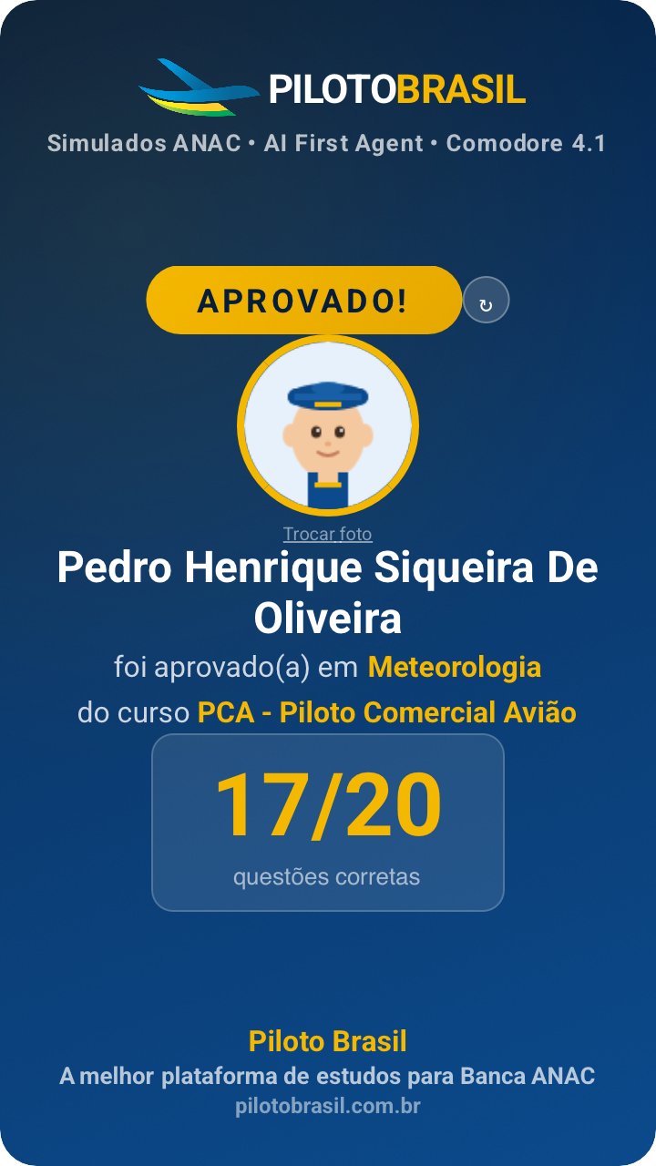 Pedro Henrique Siqueira De Oliveira aprovado