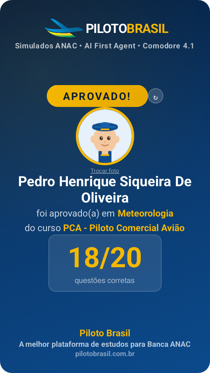 Pedro Henrique Siqueira De Oliveira aprovado