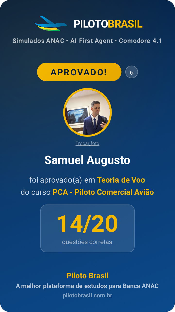Samuel Augusto aprovado