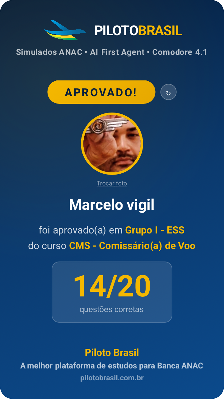 Marcelo vigil aprovado