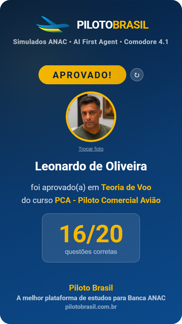 Leonardo de Oliveira aprovado