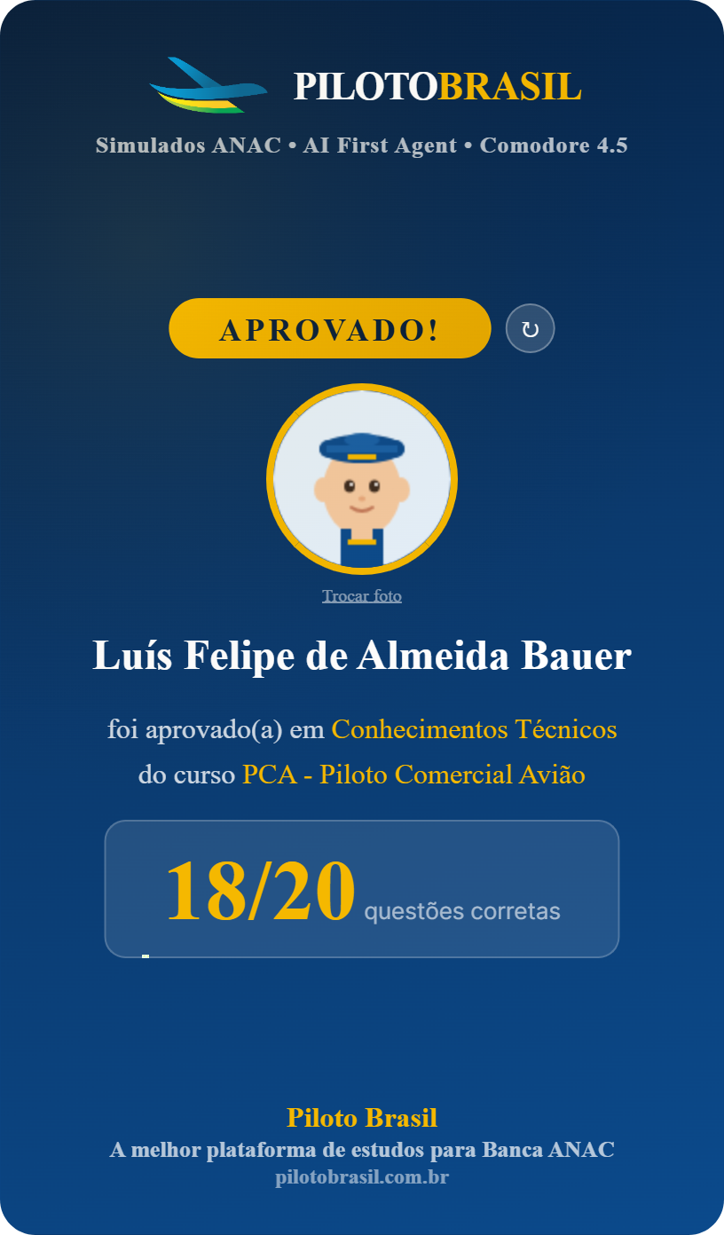 Luís Felipe de Almeida Bauer aprovado