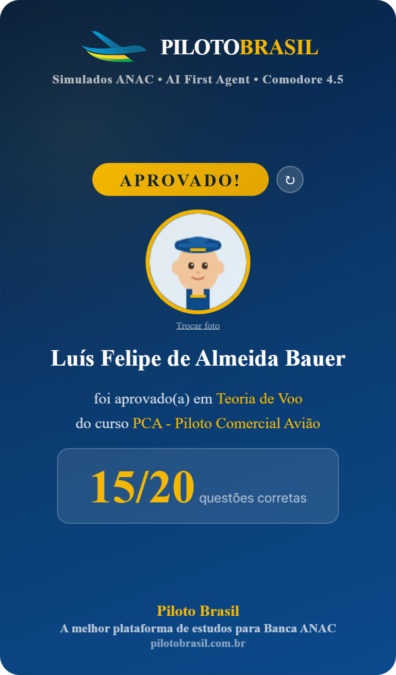 Luís Felipe de Almeida Bauer aprovado
