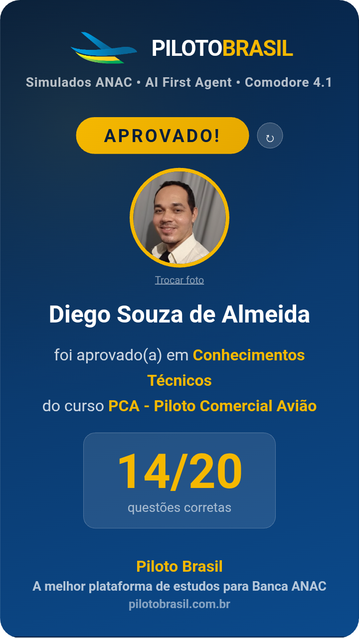Diego Souza de Almeida aprovado