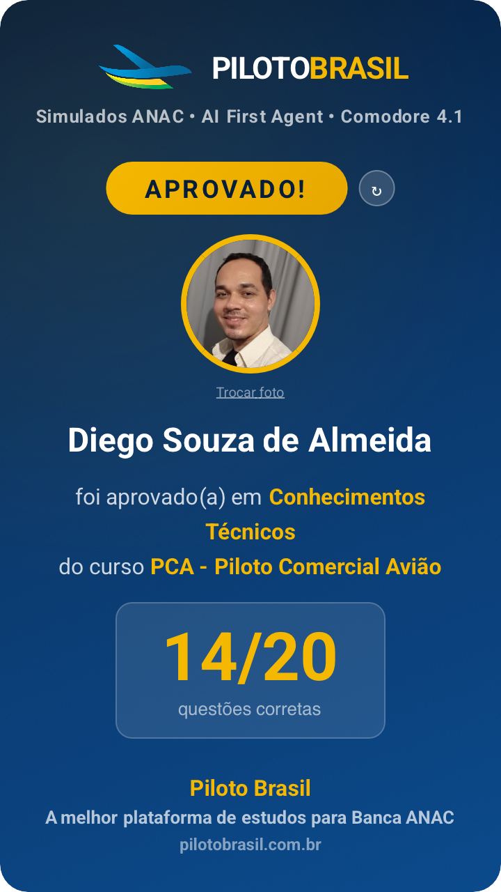 Diego Souza de Almeida aprovado