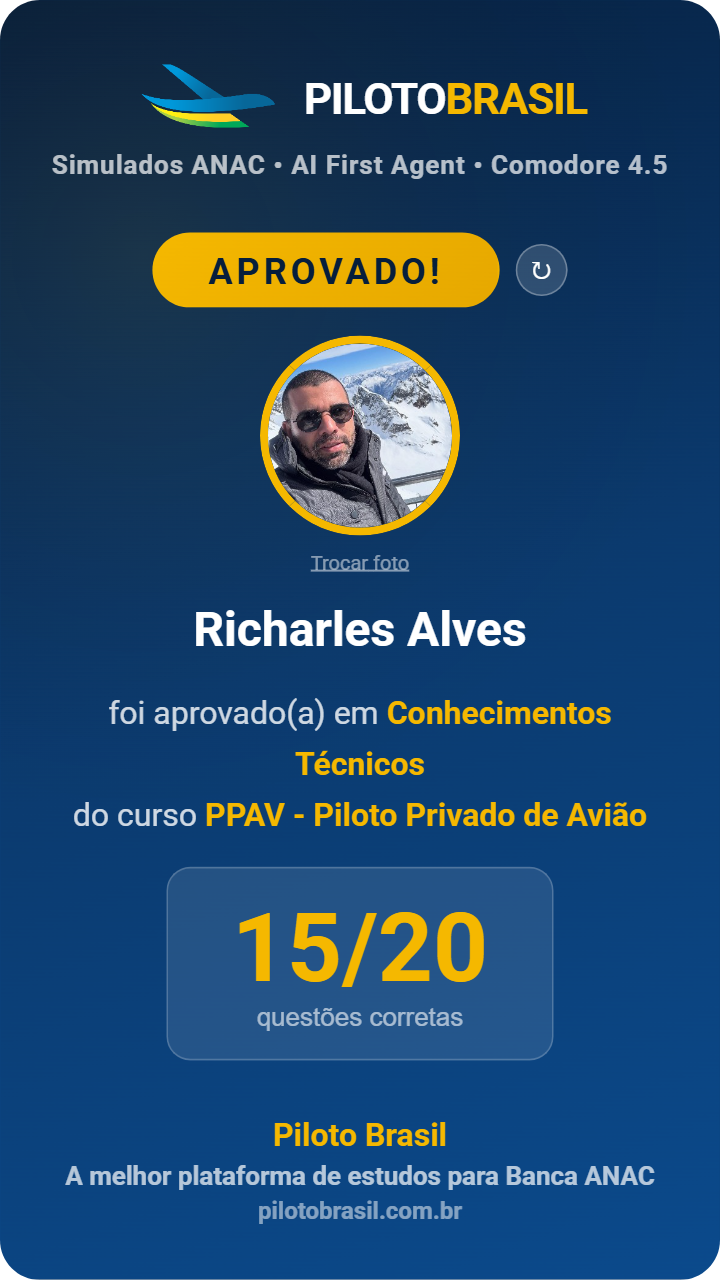 Richarles Alves aprovado