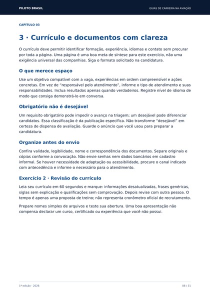 Página 8 do Guia de Processos Seletivos