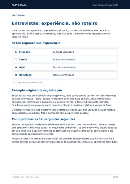 Página 9 do Guia de Processos Seletivos para Pilotos