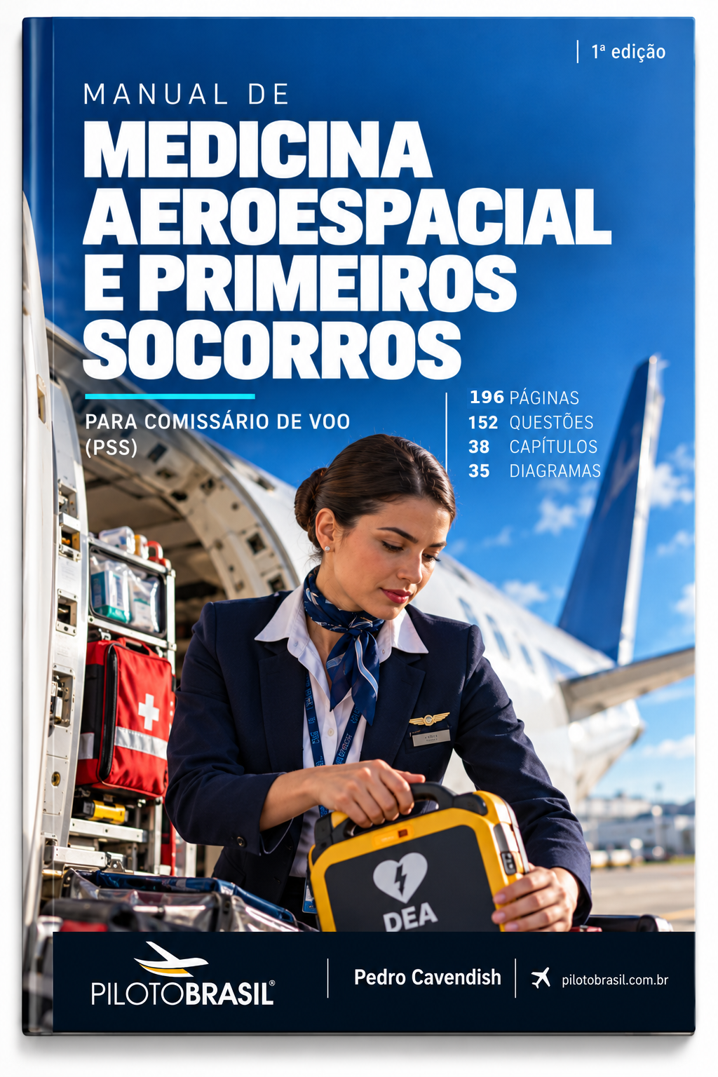 Capa de Medicina Aeroespacial e Primeiros Socorros — Manual PSS — Comissário de Voo
