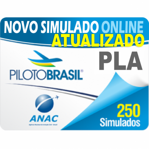 250 Simulados ATUALIZADOS - Piloto de Linha Aérea Avião (QUESTÕES 2024)