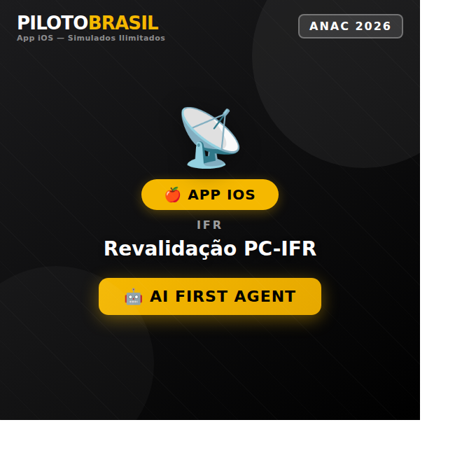 Simulados 2026 ilimitados para App iOS - Revalidação PC-IFR