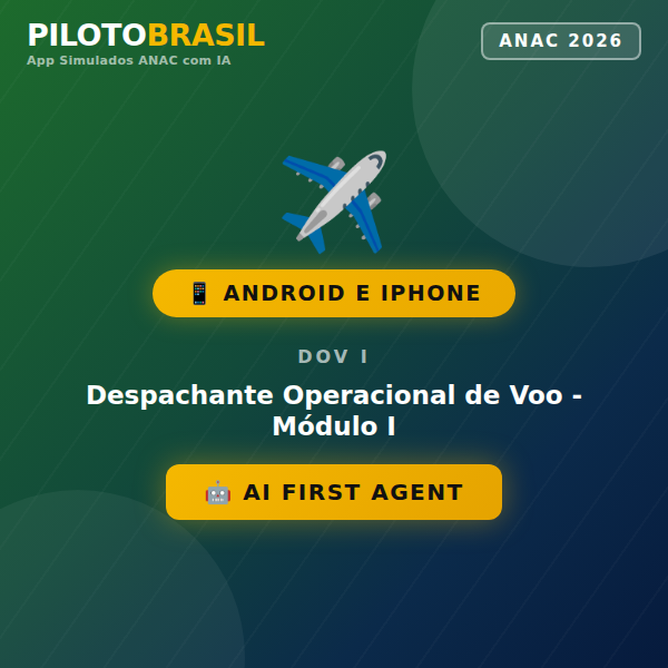 App Simulados ANAC com IA - DOV I 2026