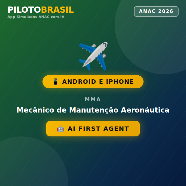 App Simulados ANAC com IA - MMA 2026