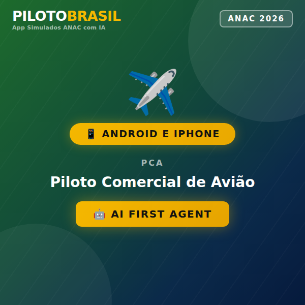 App Simulados ANAC com IA - PCA 2026