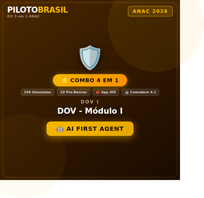 Combo ANAC 4 em 1 - DOV I - iOS 2026