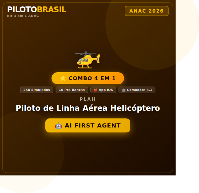 Combo ANAC 4 em 1 - PLAH - iOS 2026