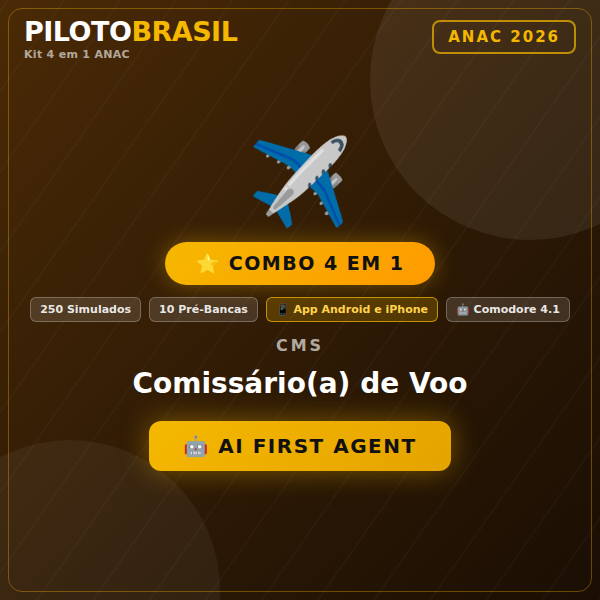 Combo ANAC 4 em 1 - CMS 2026
