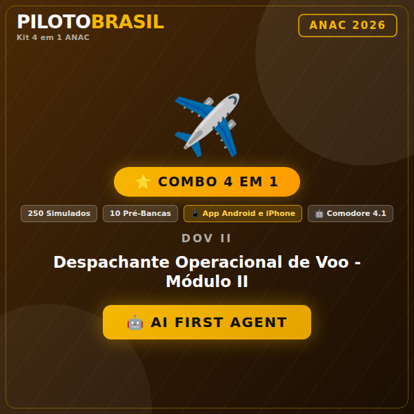 Combo ANAC 4 em 1 - DOV II 2026