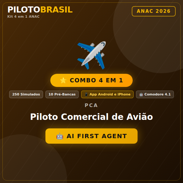 Combo ANAC 4 em 1 - PCA 2026