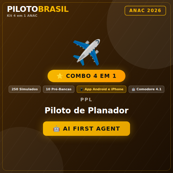 Combo ANAC 4 em 1 - PPL 2026