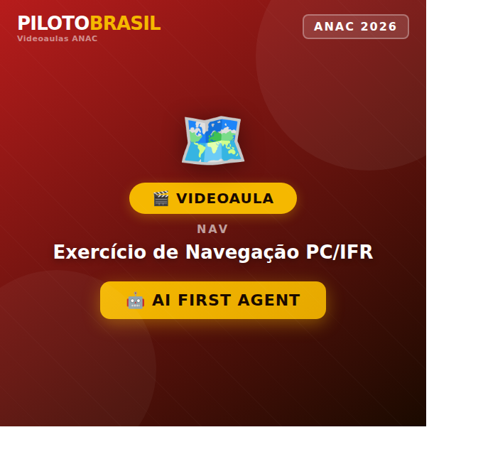 Videoaula Exercício de Navegação PC/IFR